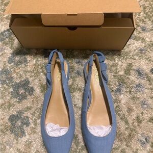 J. Crew Light Blue Heels